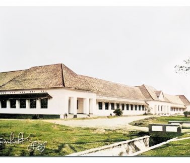 gedung pjs dari arah tenggara gedung pjs dari arah tenggara
